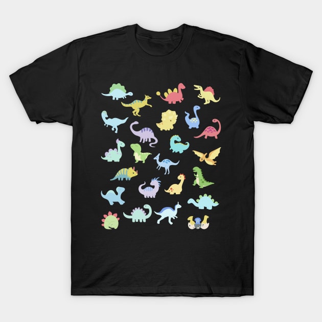 Cute Dinosaurs T-Shirt by WhoopsieDaisie!